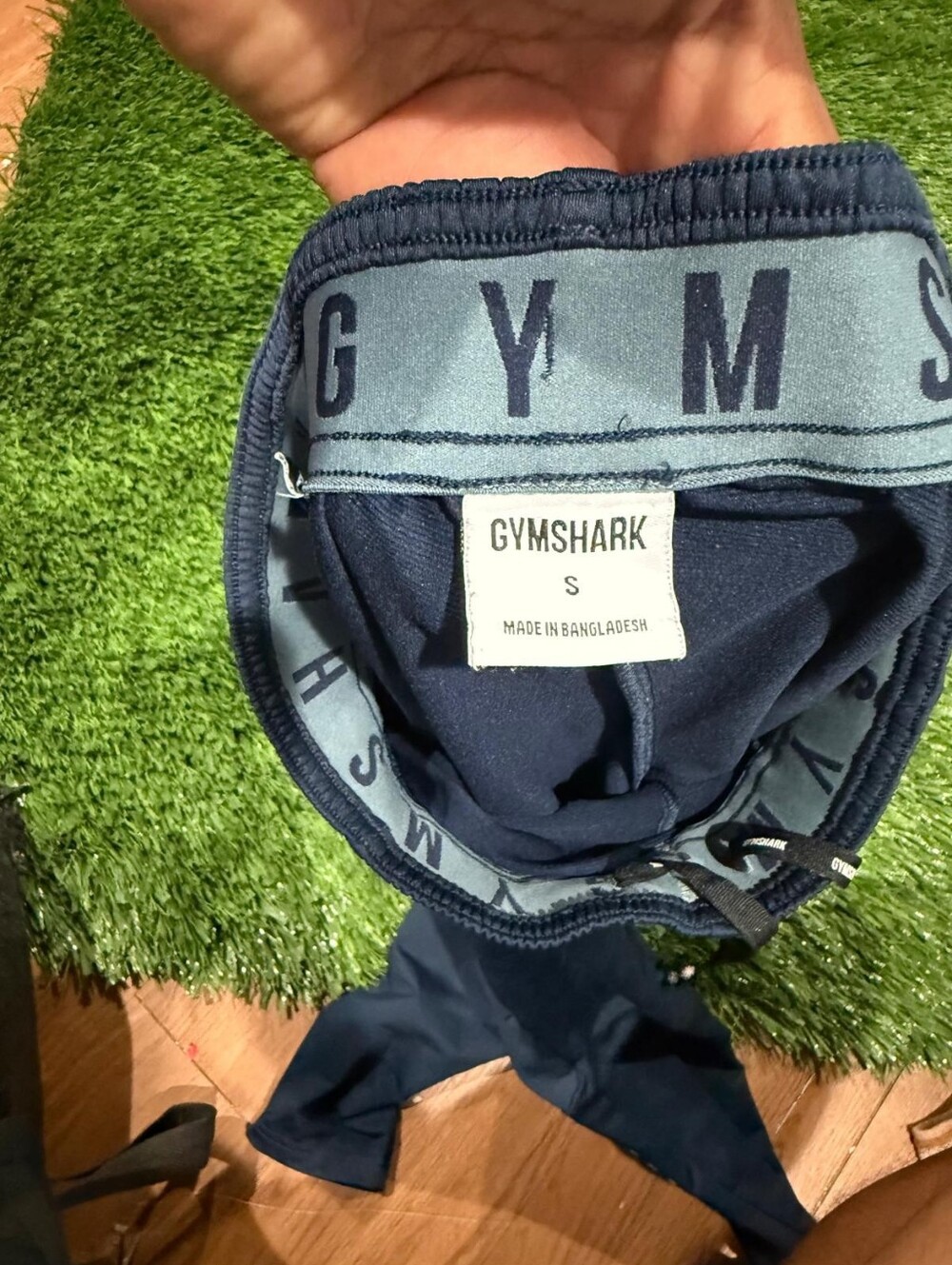 Gymshark Navy Blue Athletic Shorts - Small